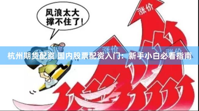 杭州期货配资 国内股票配资入门：新手小白必看指南